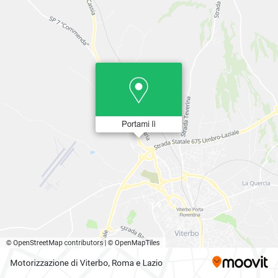 Mappa Motorizzazione di Viterbo