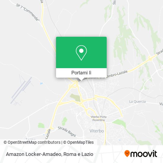 Mappa Amazon Locker-Amadeo