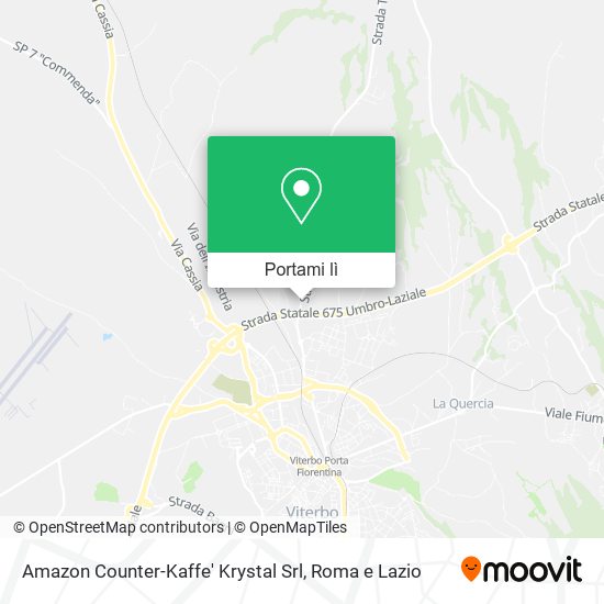 Mappa Amazon Counter-Kaffe' Krystal Srl