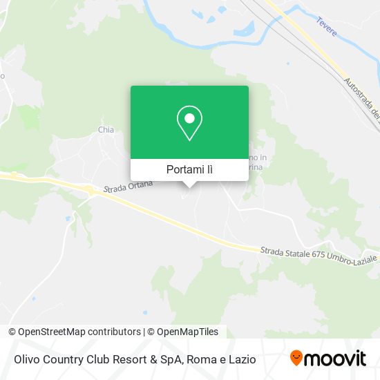 Mappa Olivo Country Club Resort & SpA