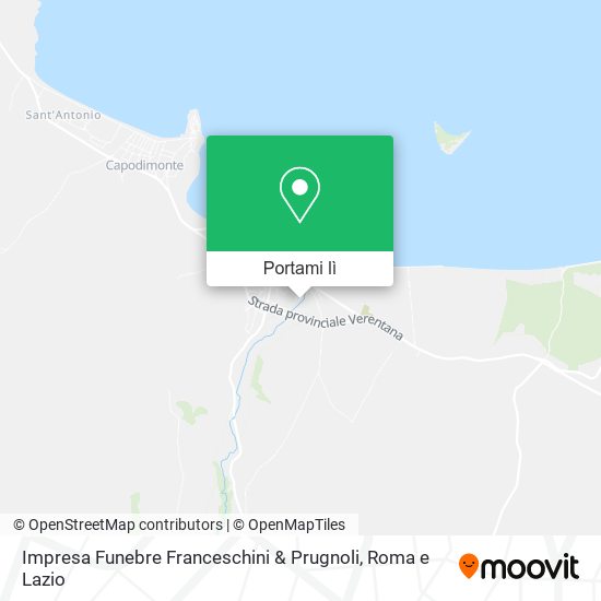 Mappa Impresa Funebre Franceschini & Prugnoli