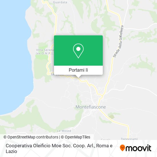 Mappa Cooperativa Oleificio Moe Soc. Coop. Arl.