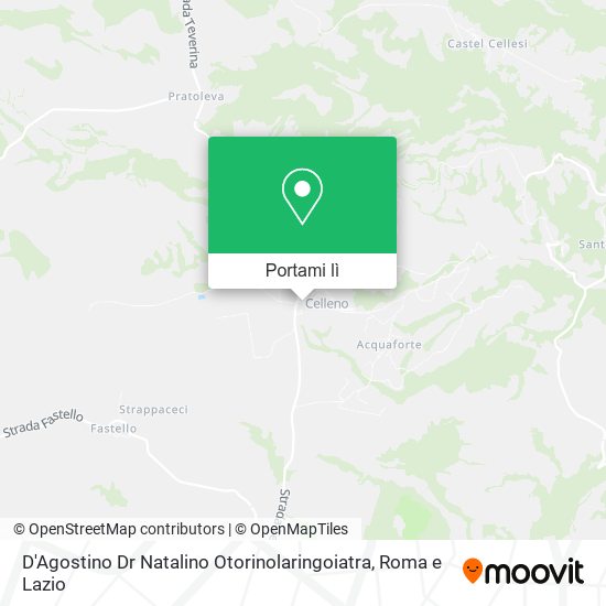 Mappa D'Agostino Dr Natalino Otorinolaringoiatra