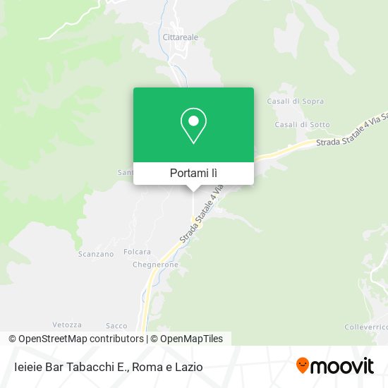 Mappa Ieieie Bar Tabacchi E.