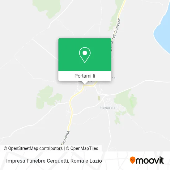 Mappa Impresa Funebre Cerquetti