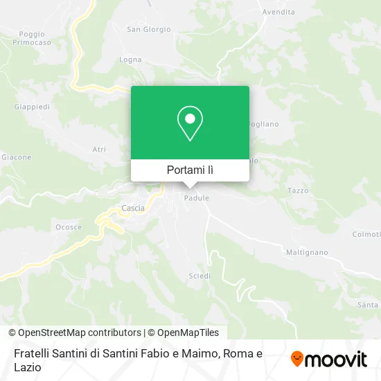 Mappa Fratelli Santini di Santini Fabio e Maimo