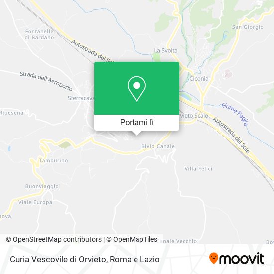 Mappa Curia Vescovile di Orvieto