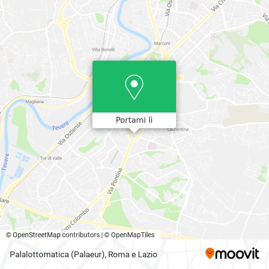 Mappa Palalottomatica (Palaeur)