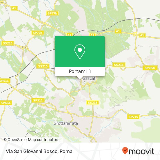 Mappa Via San Giovanni Bosco