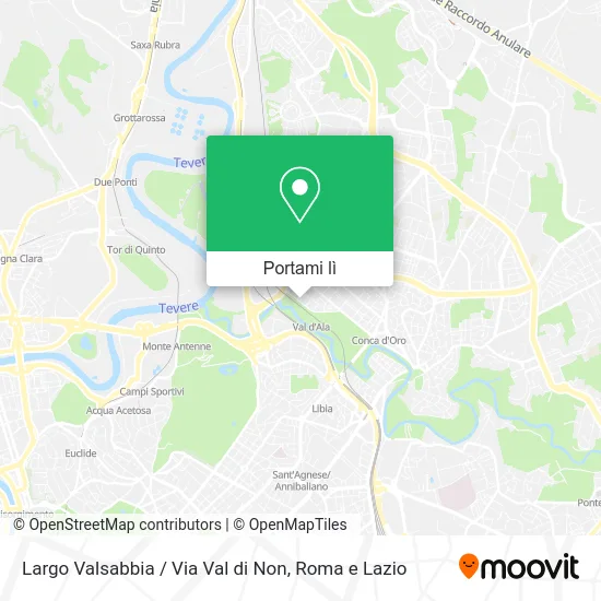 Mappa Largo Valsabbia / Via Val di Non