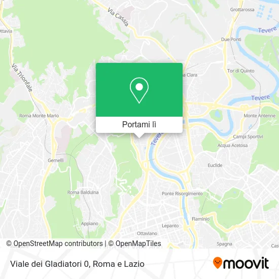 Mappa Viale dei Gladiatori 0