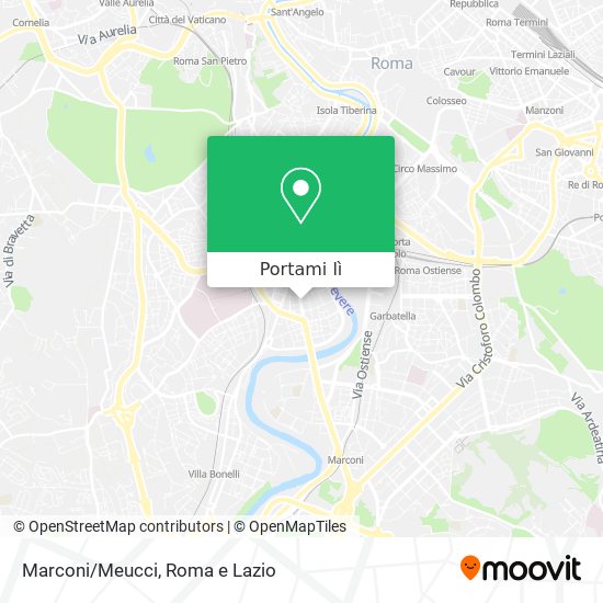 Mappa Marconi/Meucci
