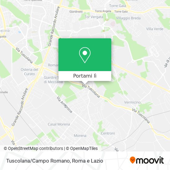 Mappa Tuscolana/Campo Romano
