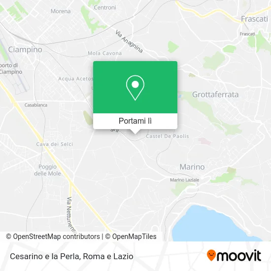 Mappa Cesarino e la Perla