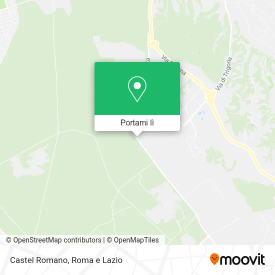 Mappa Castel Romano