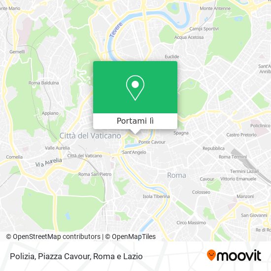 Mappa Polizia, Piazza Cavour