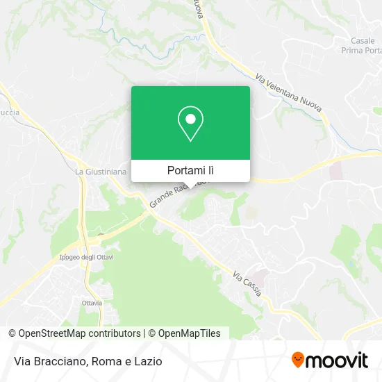 Mappa Via Bracciano