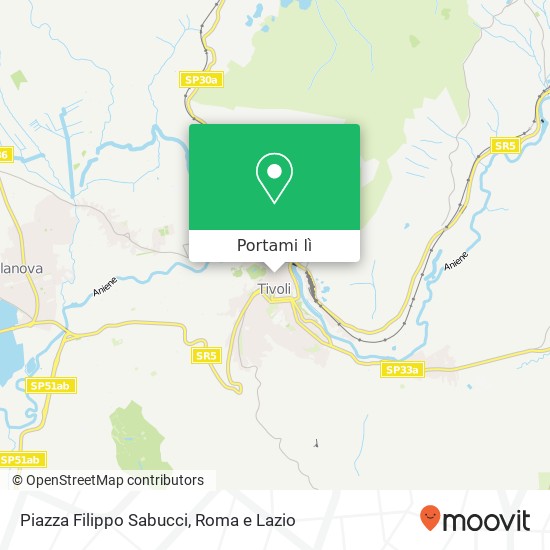 Mappa Piazza Filippo Sabucci