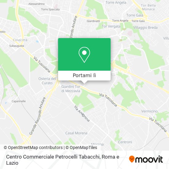 Mappa Centro Commerciale Petrocelli Tabacchi