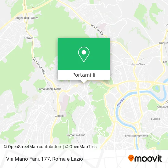 Mappa Via Mario Fani, 177