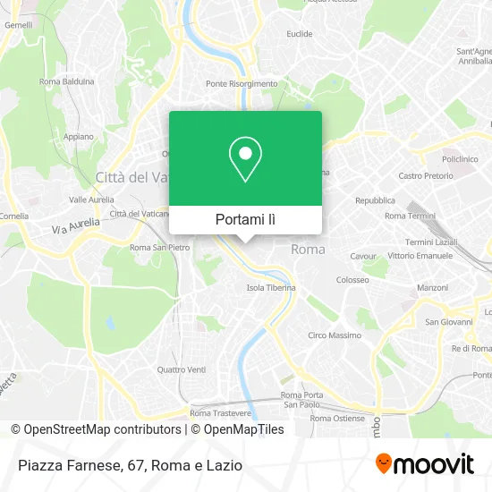 Mappa Piazza Farnese, 67
