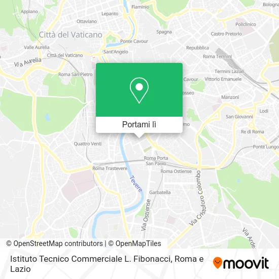 Mappa Istituto Tecnico Commerciale L. Fibonacci