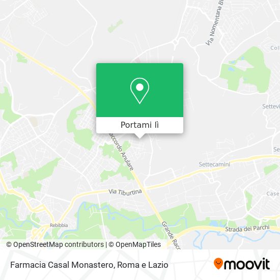 Mappa Farmacia Casal Monastero