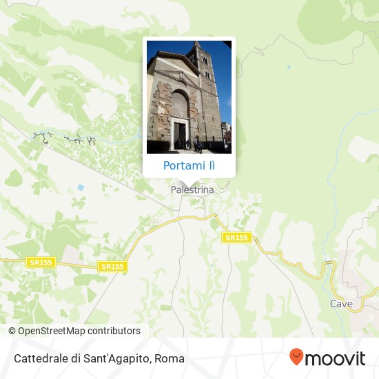 Mappa Cattedrale di Sant'Agapito