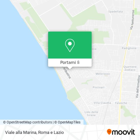 Mappa Viale alla Marina