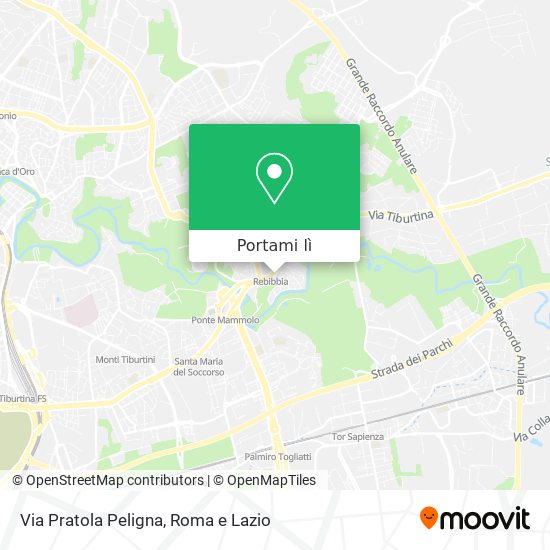 Mappa Via Pratola Peligna