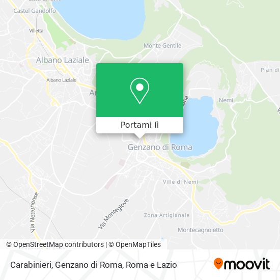 Mappa Carabinieri, Genzano di Roma