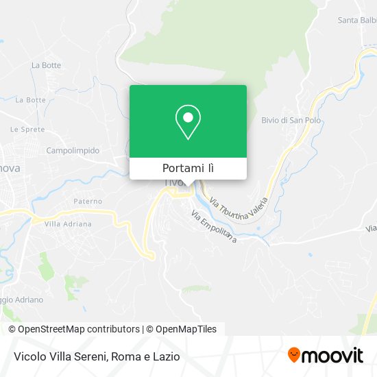 Mappa Vicolo Villa Sereni