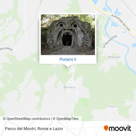Mappa Parco dei Mostri