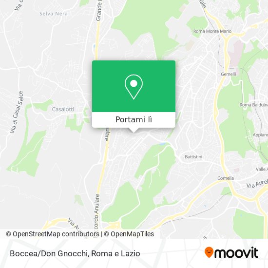 Mappa Boccea/Don Gnocchi