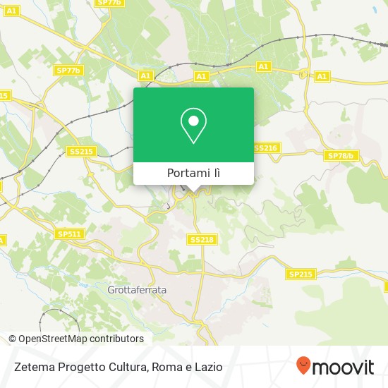 Mappa Zetema Progetto Cultura