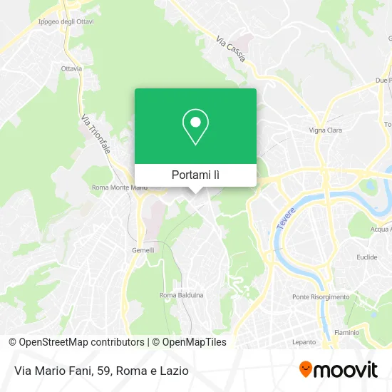 Mappa Via Mario Fani, 59