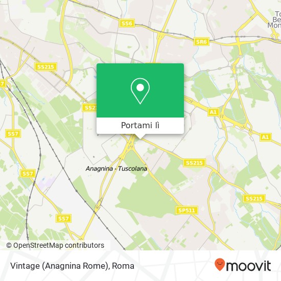 Mappa Vintage (Anagnina Rome)