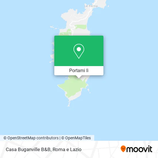 Mappa Casa Buganville B&B