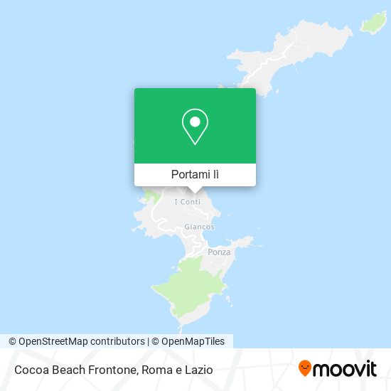 Mappa Cocoa Beach Frontone
