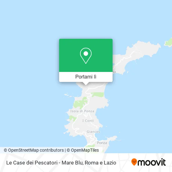 Mappa Le Case dei Pescatori - Mare Blu