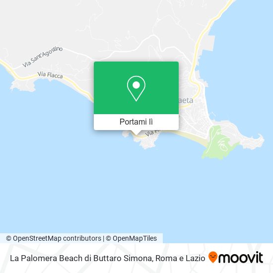 Mappa La Palomera Beach di Buttaro Simona