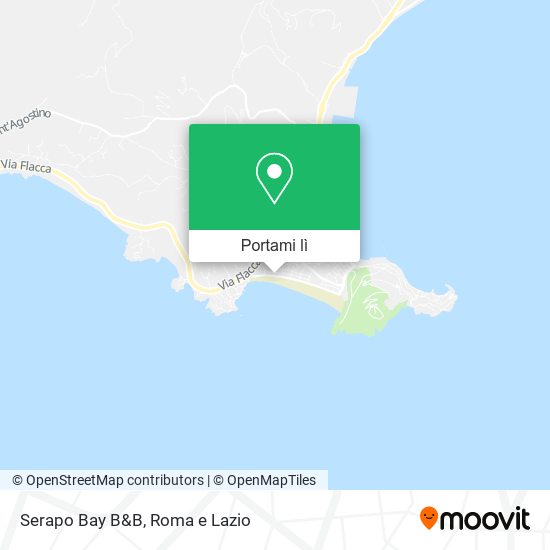 Mappa Serapo Bay B&B