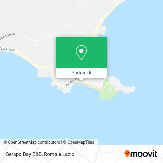 Mappa Serapo Bay B&B