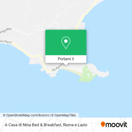 Mappa A Casa di Nina Bed & Breakfast