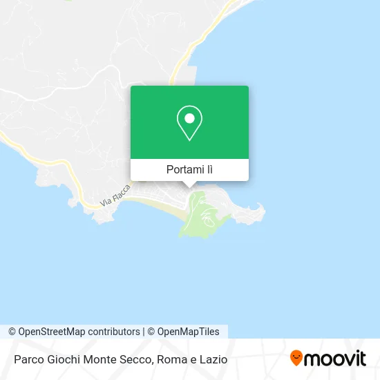 Mappa Parco Giochi Monte Secco