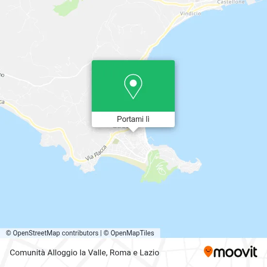 Mappa Comunità Alloggio la Valle