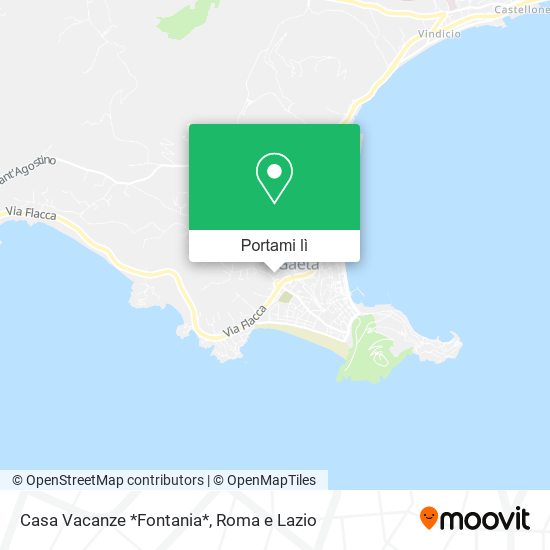 Mappa Casa Vacanze *Fontania*