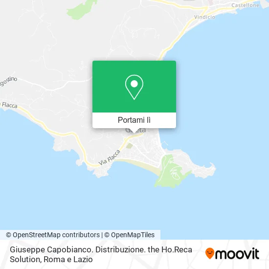 Mappa Giuseppe Capobianco. Distribuzione. the Ho.Reca Solution