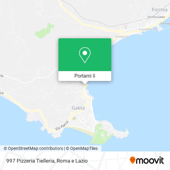 Mappa 997 Pizzeria Tielleria