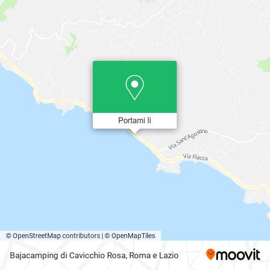 Mappa Bajacamping di Cavicchio Rosa